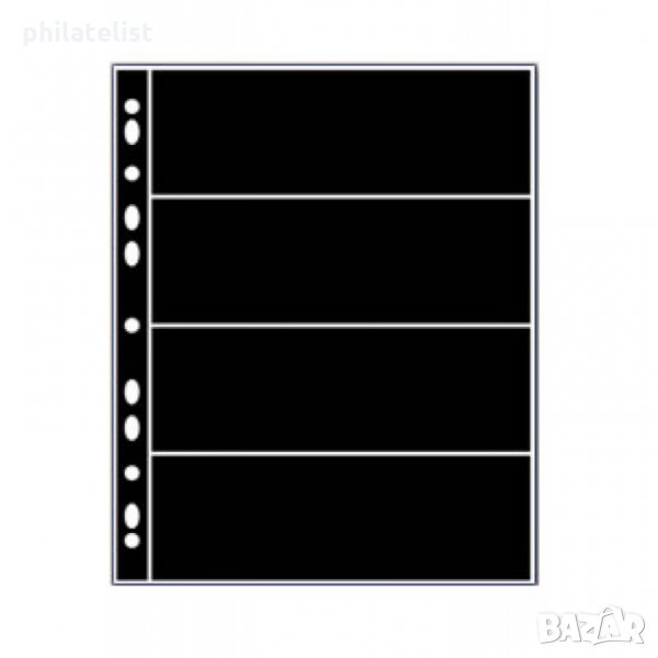 VARIO 4S - черни листа за осем банкноти на лист – 195х63 мм, снимка 1