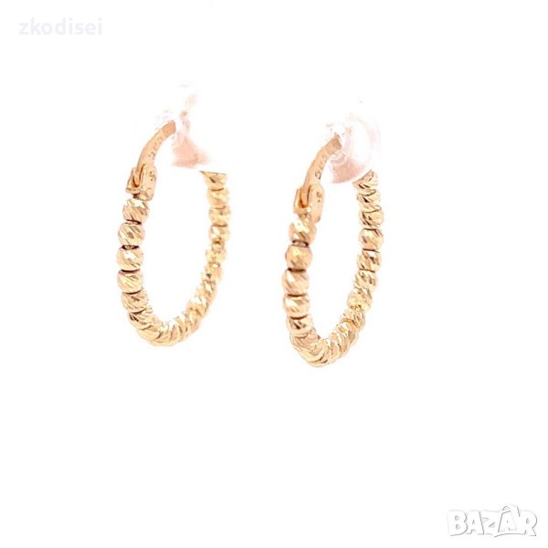 Златни обеци 2,98гр. 14кр. проба:585 модел:20283-1, снимка 1