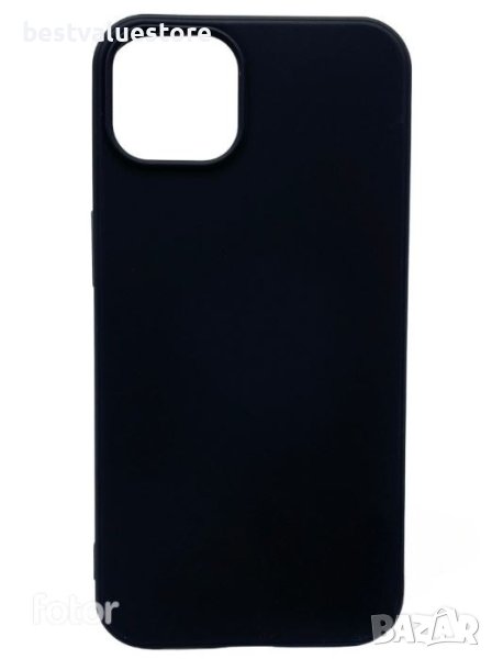 Черен Силиконов Калъф За Айфон 13 / Silicone Lite Case Black Iphone 13, снимка 1