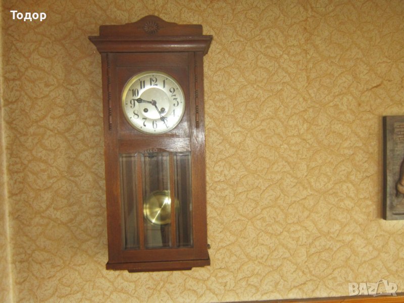 Уникален стенен часовник Леннскирх 19 век, снимка 1