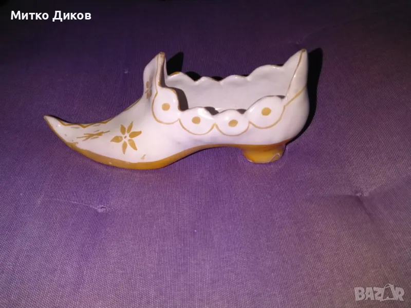 Порцеланова обувчица-става за пепелник или за украса, снимка 1