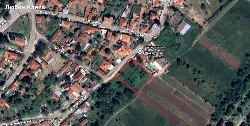 Панорамен парцел 1115 м2 в гр. Русе, кв. Долапите с разрешение за строеж., снимка 1