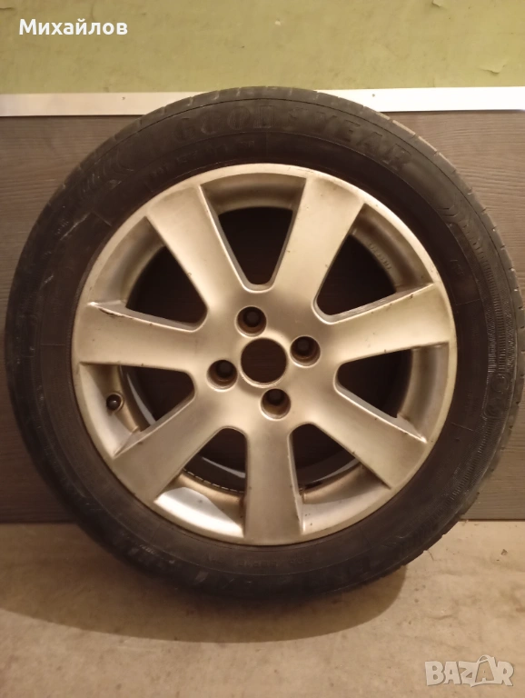 Eдинична алуминиева джанта 4х100-16 цола, снимка 1