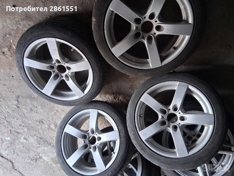 продавам джанти с гуми за бмв , снимка 1