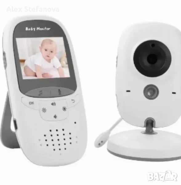 Видео бебефон с камера,2.0 инча монитор,VB602, снимка 1