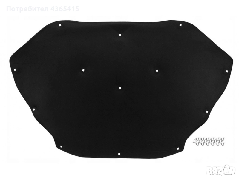 Изолация за преден капак на Porsche Cayenne 92A MK2 Facelift (2015-2019) 95855683120, снимка 1