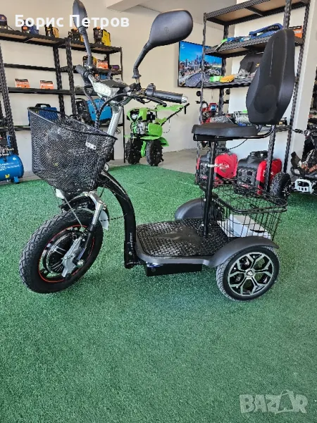 Електрическа триколка VOLT ELECTRIC A3 Traffic 750 Черна, снимка 1