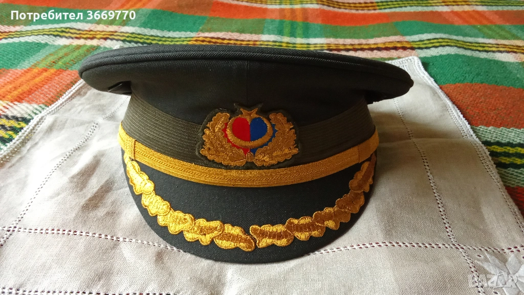 Турска офицерска фуражка Жандармерия, снимка 1