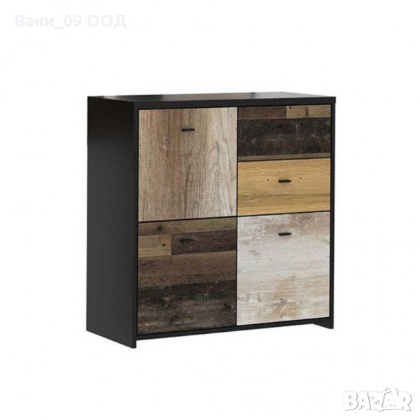 Разноцветен винтидж скрин, снимка 1