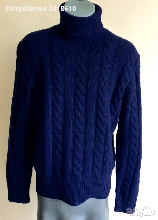 POLO Ralph Lauren Cable Wool / POLO Mens Size М НОВО! ОРИГИНАЛ! Мъжки Пуловер Поло!, снимка 1