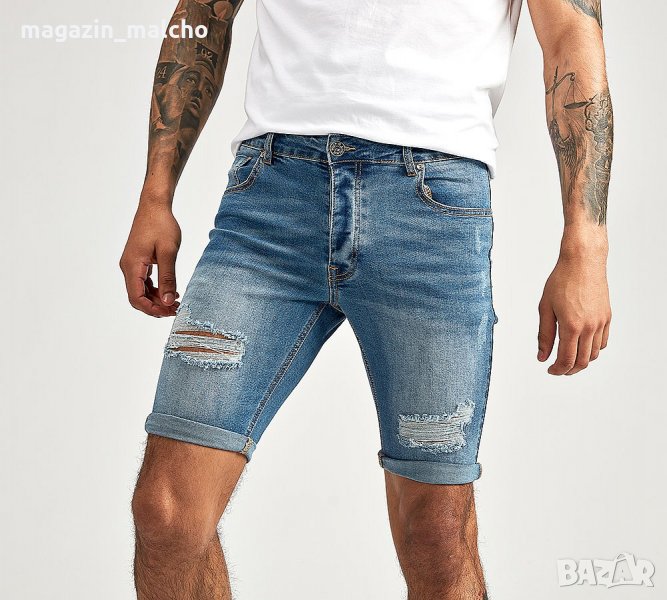 МЪЖКИ КЪСИ ДЪНКИ – Lumor Skinny Distressed Short; размери: W28, снимка 1