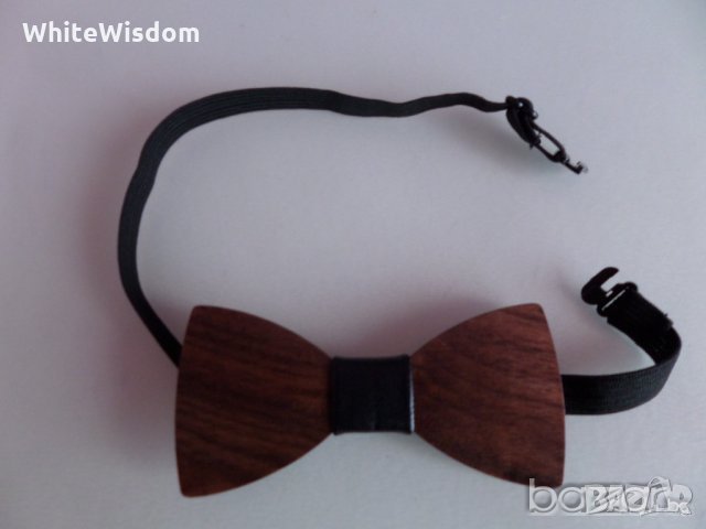  Дървена папийонка , снимка 1