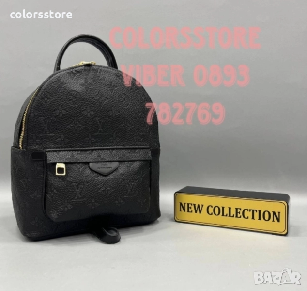 Черна раница Louis Vuitton кодSG24, снимка 1