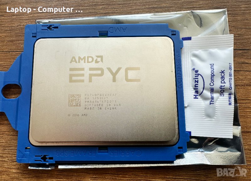 Процесор AMD EPYC 7401P 24ядрен (2.0/3.0GHz 64MB), снимка 1