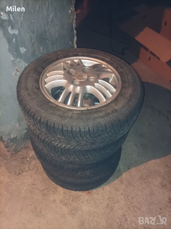 Лети джанти със зимни гуми, снимка 1