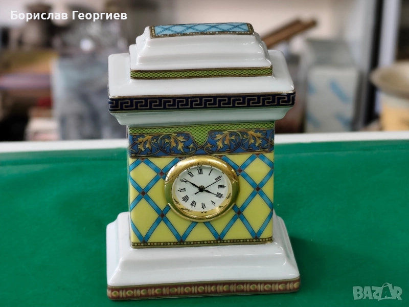 Малък порцеланов часовник versace by rosenthal, снимка 1