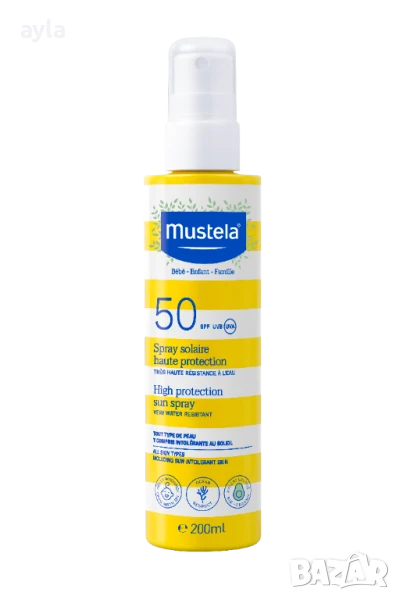 Слънцезащитен спрей за лице и тяло 200мл, снимка 1