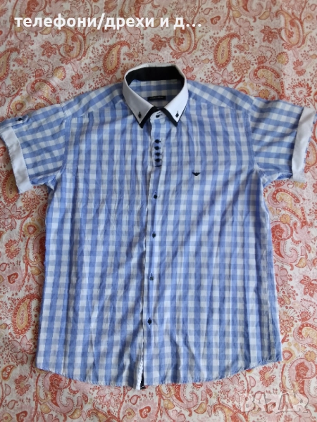 Риза с къс ръкав Giorgio Armani (M) като нова, снимка 1