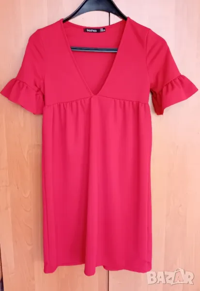 Червена рокля Boohoo , снимка 1