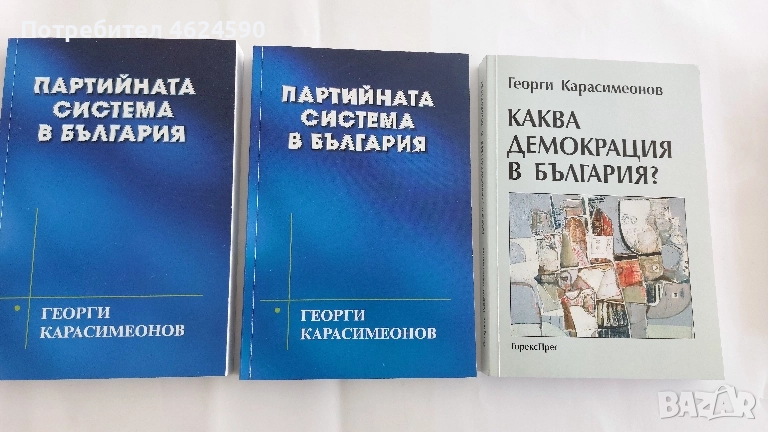 Георги Карасимеонов, Партийната система в България, снимка 1