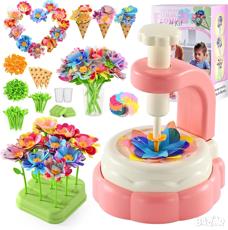 Детски комплект за изработка на цветя, ръчна изработка на цвете, снимка 1
