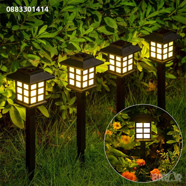 Комплект соларни лампи 6 броя , снимка 1