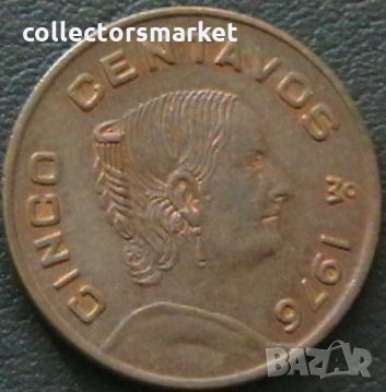 5 центаво 1976, Мексико, снимка 1