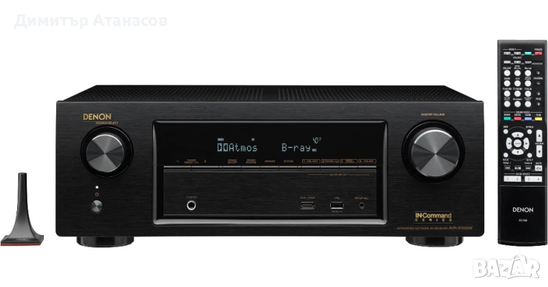 Denon AVR-X1200W 4K 7.2 ресийвър с Dolby Atmos и DTS:X, снимка 1