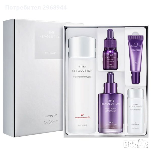 Бестселър сет продукти Missha Time Revolution Best Seller Special Set 5X, снимка 1