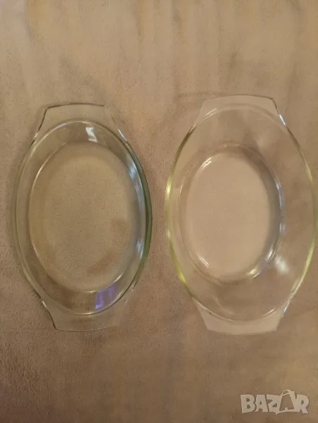 Термоустойчива тенджера, Йенска SIMAX, Чехословакия, комплект с 8 купички за крем карамел. , снимка 1