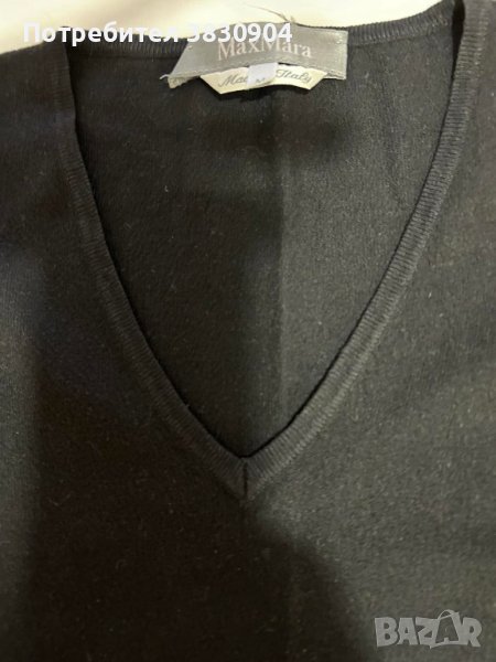 Блуза без ръкав MaxMara, размер M, черна, снимка 1