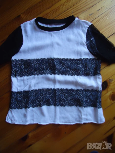 дамска блуза с дантела, снимка 1