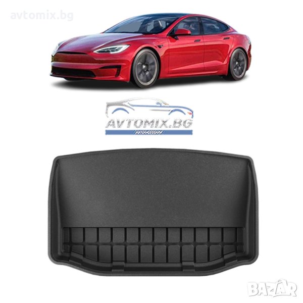 Гумена стелка за багажник Tesla Model 3 след 2017 г., за долно/второ дъно, ProLine 3D, снимка 1
