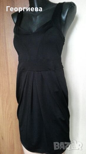 Черна рокля Amisu 🍀👗S,M 👗🍀 арт.466, снимка 1