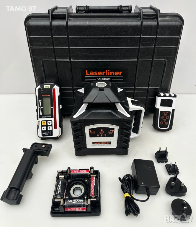 LASERLiNER Quadrum 410 S - Ротационен лазерен нивелир като нов!, снимка 1