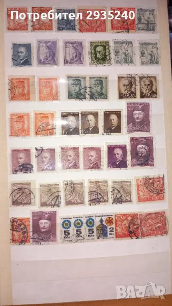 Марки Ceskoslovensko, снимка 1