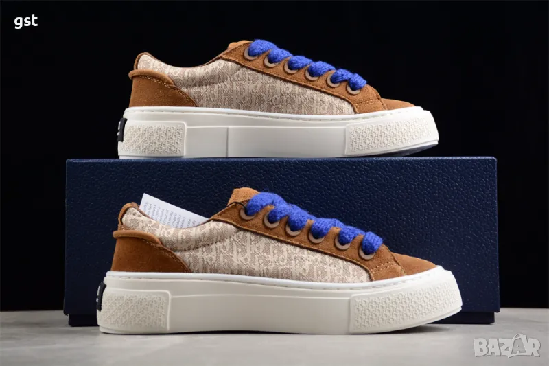 Редки уникални Dior Denim Tears Маратонки Унисекс Мъжки дамски кецове гуменки обувки Диор Деним, снимка 1