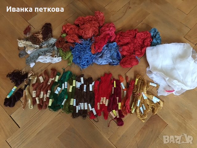 конци за гоблени чиленца 50бр. и насипни общо за 15лв, снимка 1