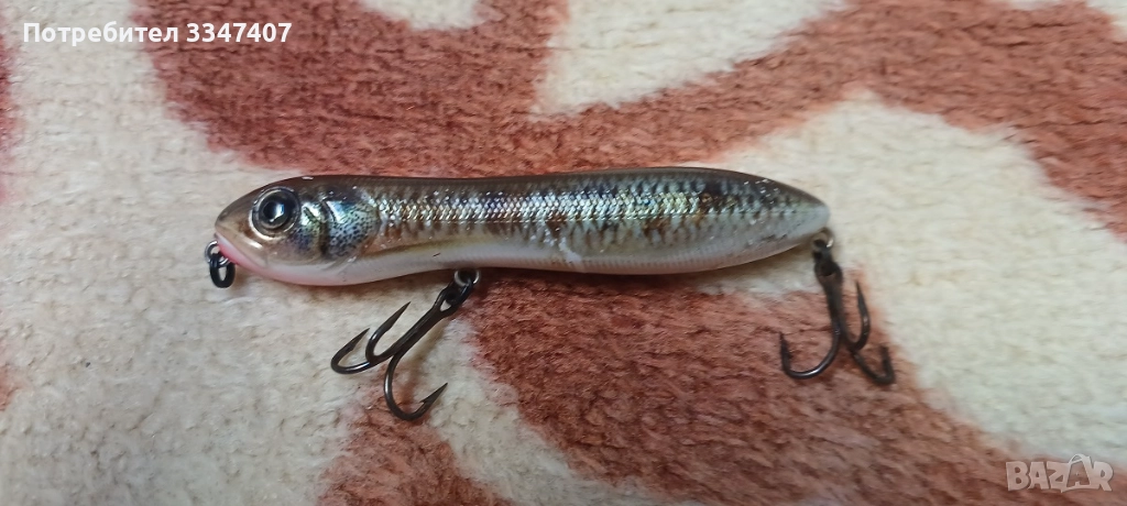 Повърхностна примамка за морски риболов 10 см, 15 гр., снимка 1
