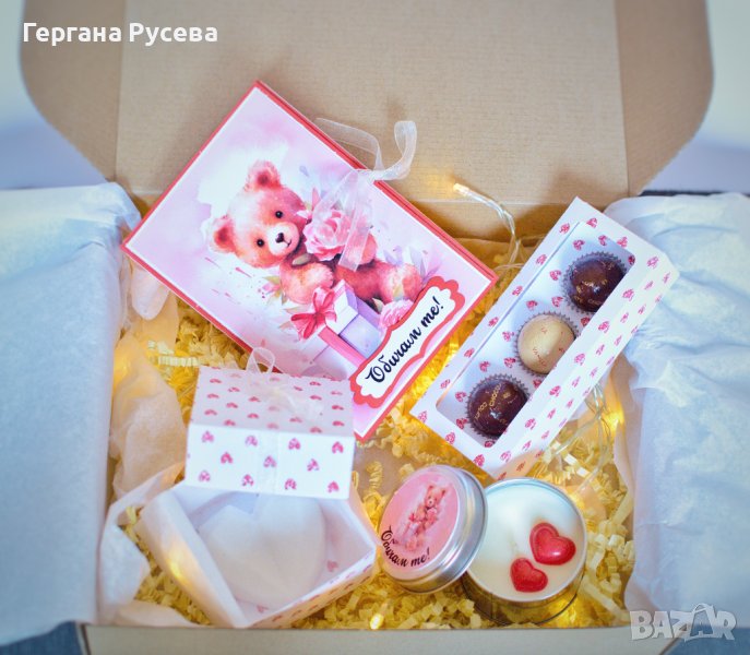 Премиум подаръчна кутия за Св. Валентин , снимка 1