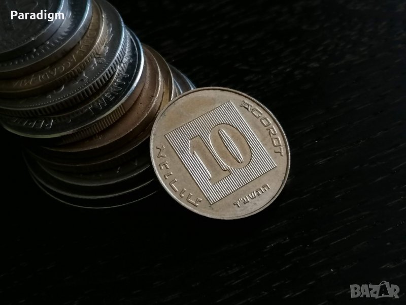 Монета - Израел - 10 агори | 2014г., снимка 1