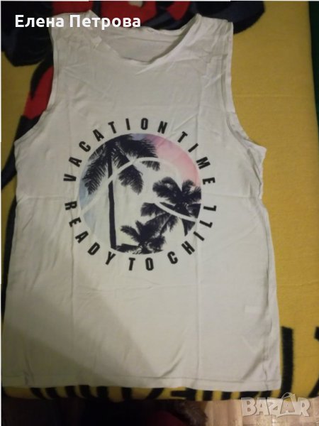 Бял потник НМ 12/14г, размер 158/164см, снимка 1