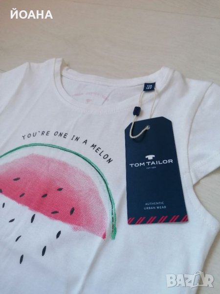 Тениска за момиче Tom Tailor🍉🍉🍉, снимка 1