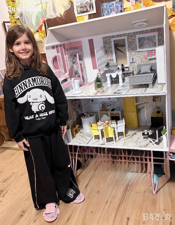 Барби къща ръчно изработена Авторки проект, снимка 1
