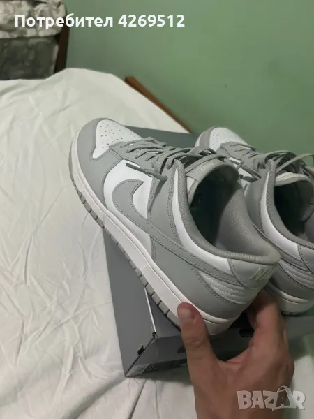 Nike dunk low grey , снимка 1