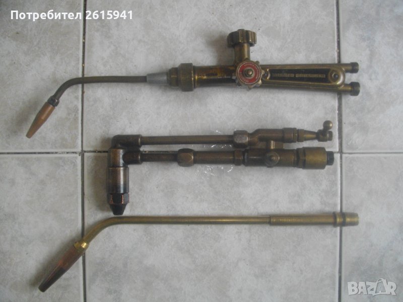 Горелка/Резак-За Оксижен-385мм/Горелка Газ/Ацетилен-255мм/Рамо С Контактна Дюза-380мм, снимка 1
