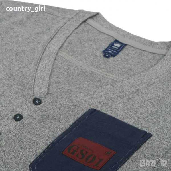 g-star dazzle v granddad t - страхотна мъжка блуза, снимка 1