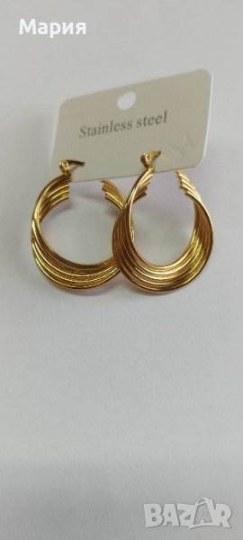 Халки от позлатена стомана , снимка 1