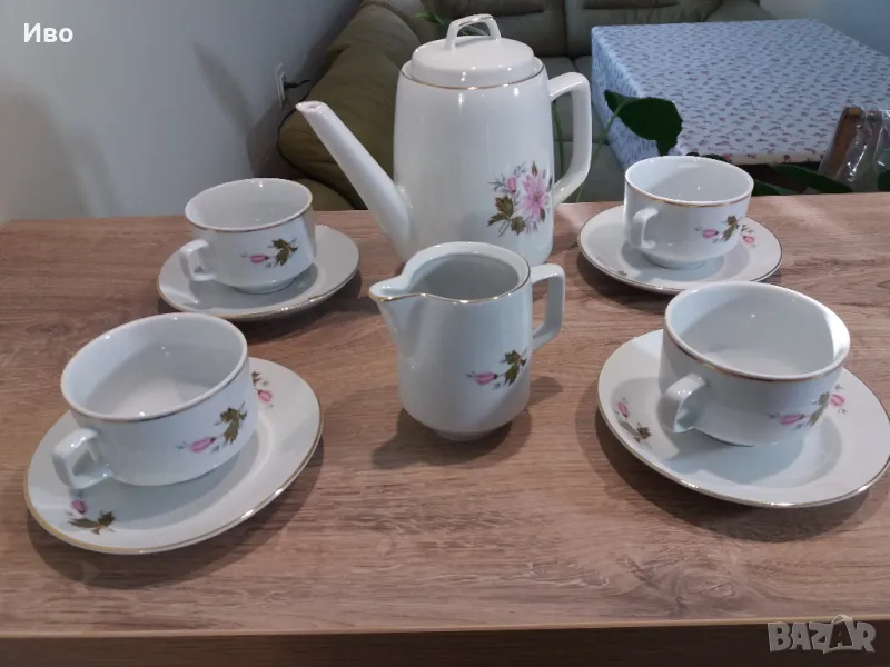 Ретро сервиз за кафе, чай , снимка 1