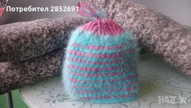 Шапки.Ръчно плетиво,безшевни.НОВИ, снимка 12 - Шапки - 43779845